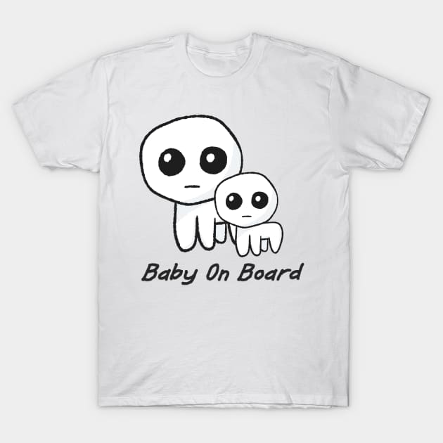 Autism Creature / TBH Baby On Board T-Shirt by Quirkball